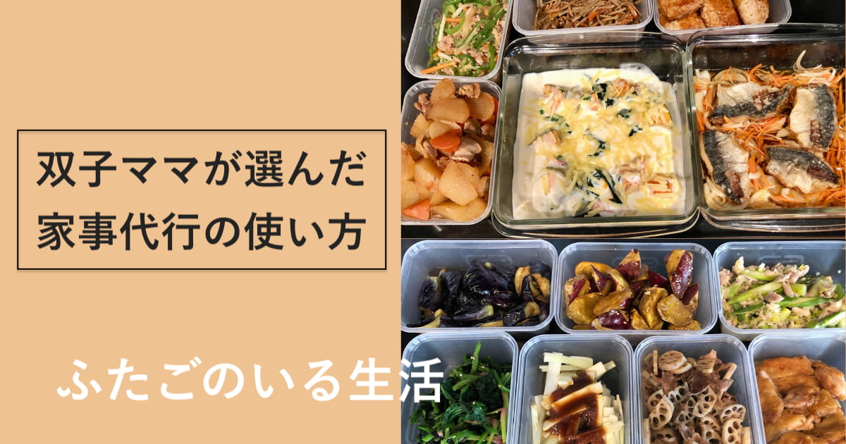 家事代行の作り置き料理が並んだ実際の写真　双子育児ママの体験談